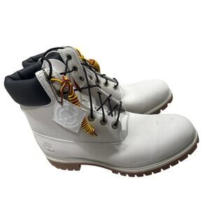 Timberland Premium W/P Boot - Light Grey Nubuck - Size: 11.5